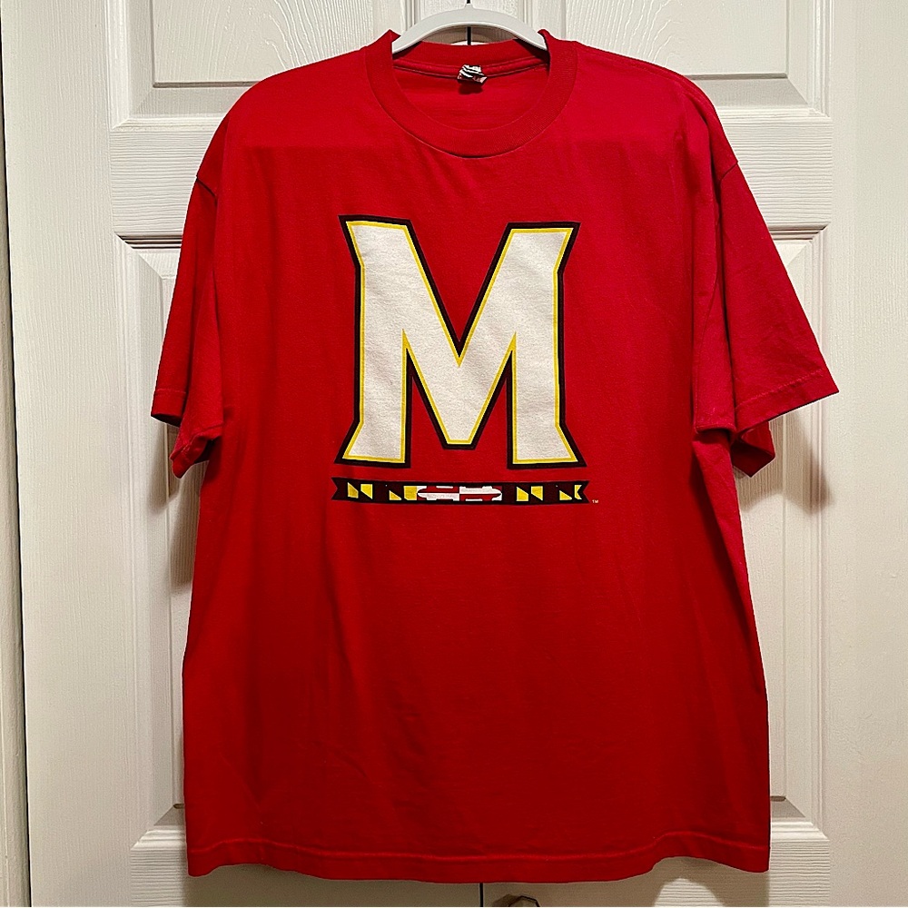 Red UMD T-Shirt With Monogram